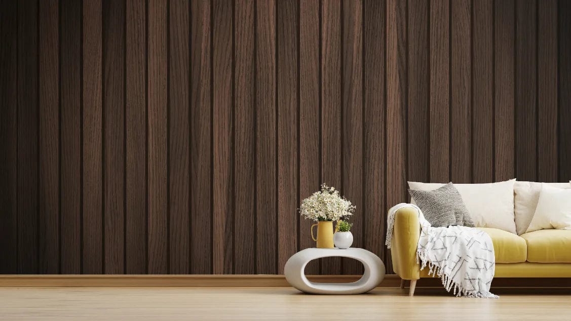 Dark Brown Wooden Texture Wallpaper image 0