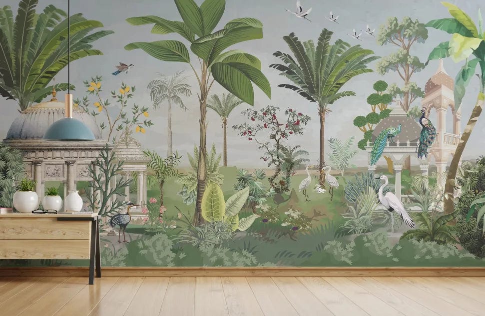Mughal Garden Forest Wallpaper Murals image 1