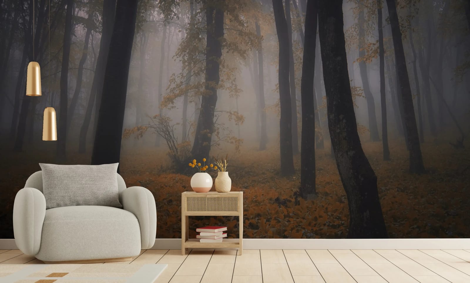 Autumn Golden Forest Wallpaper image 0