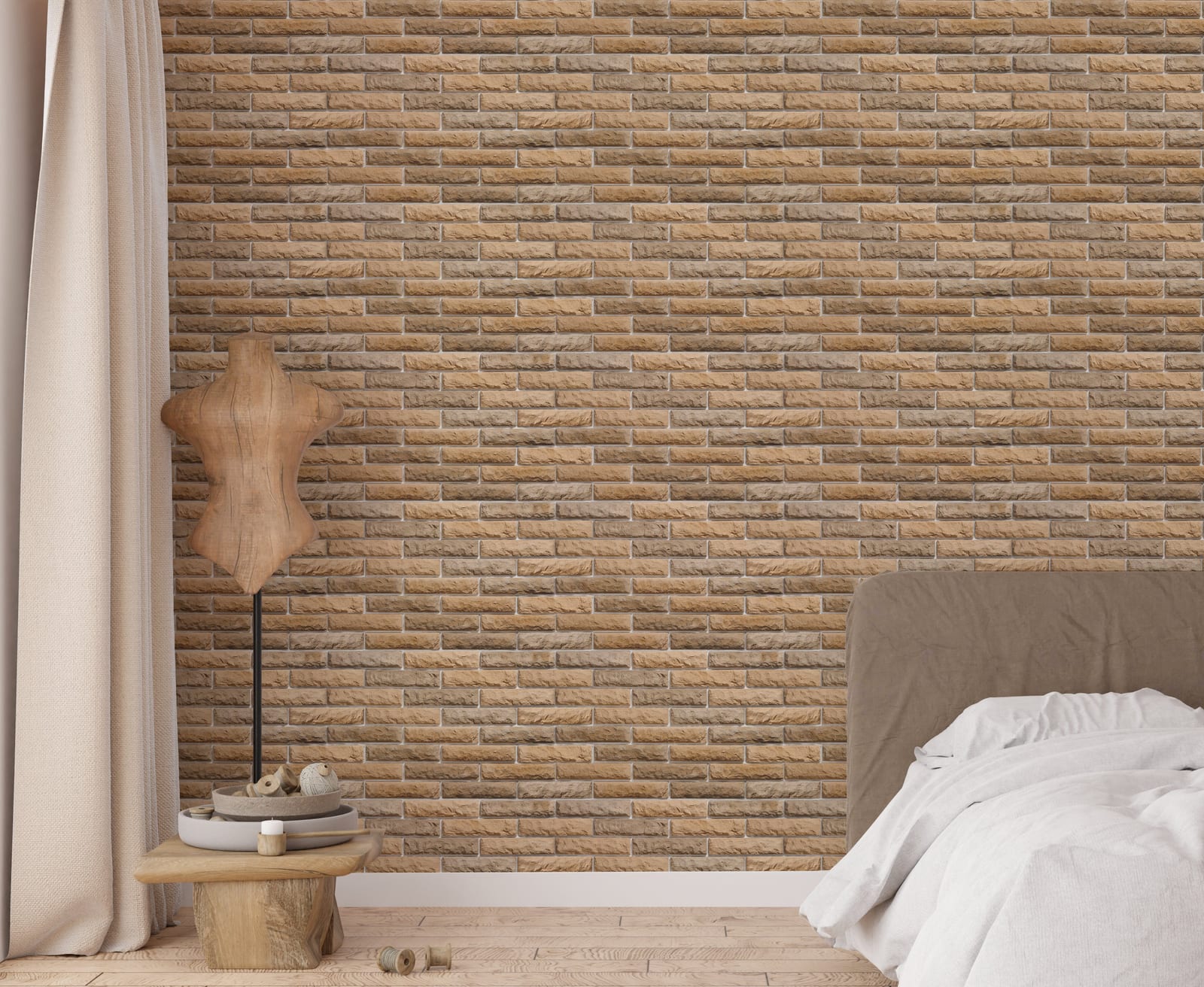 Real Texture Style Brick Wallpaper Murals