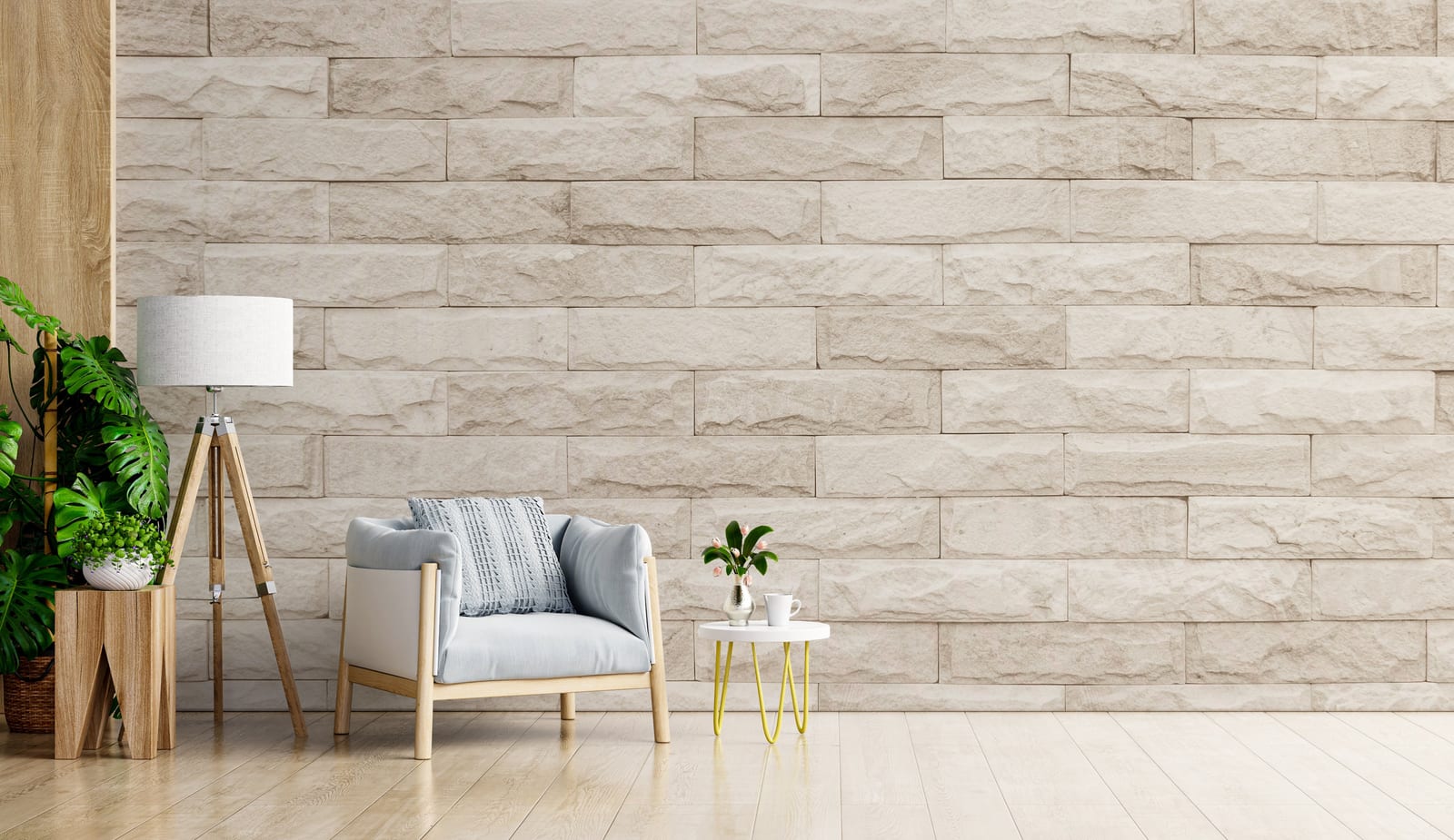 Light Modern Brick Wallpaper Wall Décor